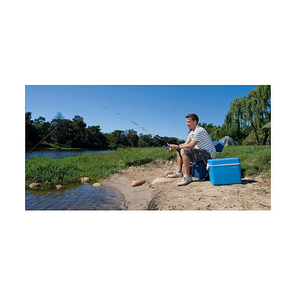 CAMPINGAZ Isotherm Extreme 10L Nevera Portátil de Camping - Caja Fría Aislante PU, Azul y Blanco, 10 Litros, Autonomía 17h, 30060