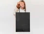 Q-connect Bolsa papel celulosa negro M con asa retorcida 270x370x120 mm