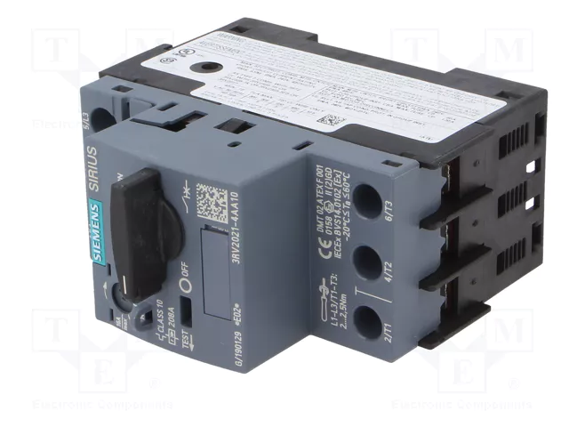 SIEMENS 3RV2 Interruptor motorizado 7,5kW 220÷690VAC SIEMENS 3RV2 Interruptor motorizado 7,5kW 220÷690VAC