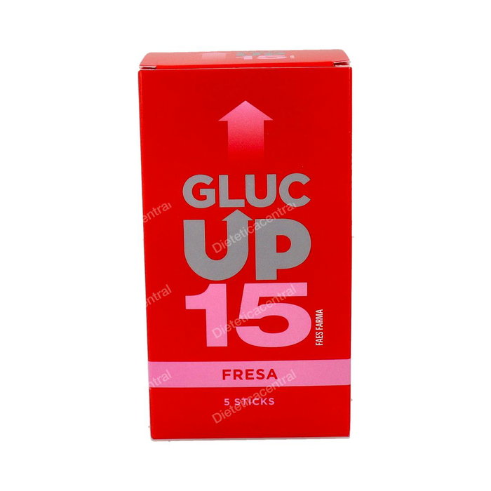 GLUC UP Fresa 15 G X 5 Sticks 30 Ml GLUC UP Fresa 15 G X 5 Sticks 30 Ml