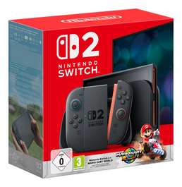 Nintendo Switch 2 Videoconsola Portátil + Mario Kart World - 256 GB, Pantalla Táctil LCD de 20.1 cm (7.9") Full HD, WiFi 6, Bluetooth, Negro