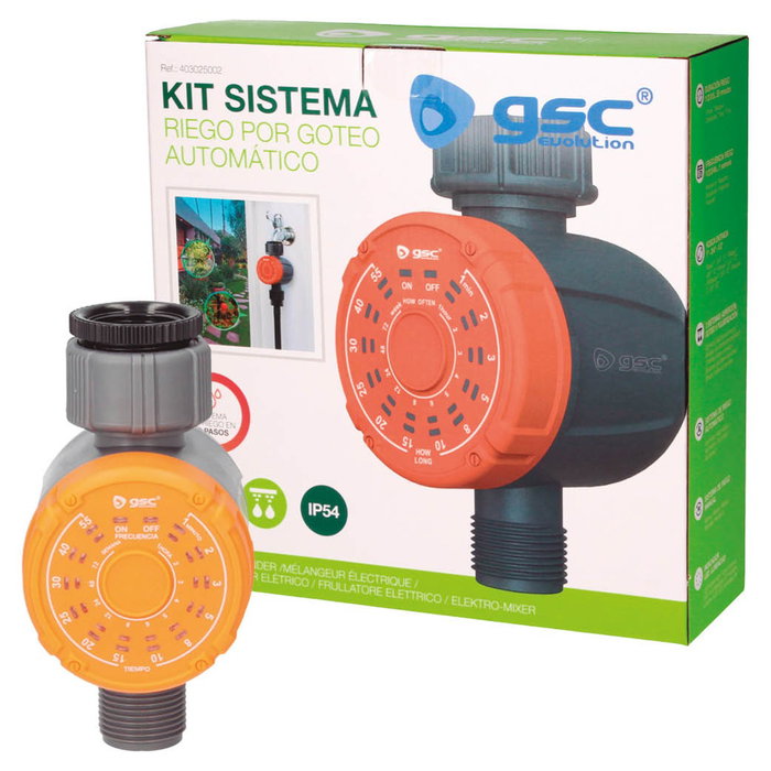 GSC Evolution Sistema de riego por goteo automático