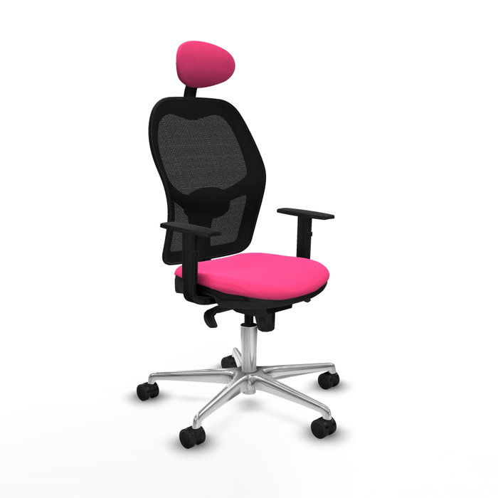 PIQUERAS Y CRESPO Silla de oficina Jorquera Rosa y Negro PIQUERAS Y CRESPO Silla de oficina Jorquera Rosa y Negro