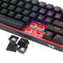 Redragon K616 Fizz PRO Black Red Switch Teclado Mecánico Inalámbrico RGB 60% Layout Español