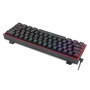 Redragon K616 Fizz PRO Black Red Switch Teclado Mecánico Inalámbrico RGB 60% Layout Español