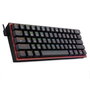 Redragon K616 Fizz PRO Black Red Switch Teclado Mecánico Inalámbrico RGB 60% Layout Español