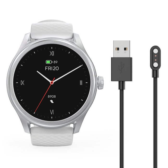Hama Fit Watch 5010 Smartwatch plateado 46 mm con pulsómetro y oxímetro Hama Fit Watch 5010 Smartwatch plateado 46 mm con pulsómetro y oxímetro