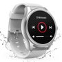 Hama Fit Watch 5010 Smartwatch plateado 46 mm con pulsómetro y oxímetro