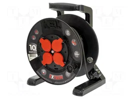 KEL Prolongador de alimentación EXTREM 3G2,5mm2 10m Negro