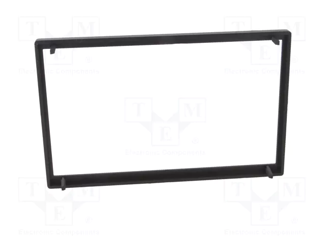 4CARMEDIA Bastidor de montaje de radio 2 DIN 118x188x8mm