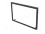4CARMEDIA Bastidor de montaje de radio 2 DIN 118x188x8mm