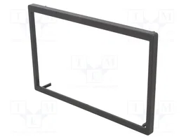 4CARMEDIA Bastidor de montaje de radio 2 DIN 118x188x8mm
