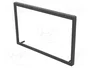 4CARMEDIA Bastidor de montaje de radio 2 DIN 118x188x8mm