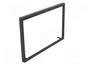 4CARMEDIA Bastidor de montaje de radio 2 DIN 118x188x8mm