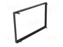 4CARMEDIA Bastidor de montaje de radio 2 DIN 118x188x8mm
