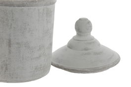 DKD Home Decor Tibor Oriental Gris Cemento 19 x 31 x 19 cm