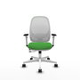 PIQUERAS Y CRESPO Silla de oficina Cilanco Verde y Blanco