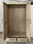 DKD Home Decor Armario de Madera de Hevea Natural Chuang Rome