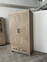 DKD Home Decor Armario de Madera de Hevea Natural Chuang Rome