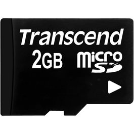 Transcend TS2GUSDC MicroSD 2 GB Negro
