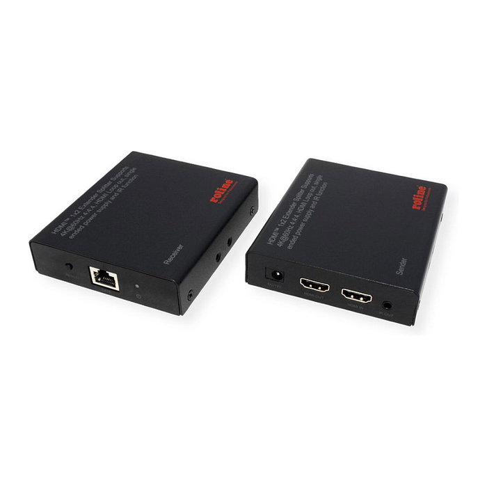ROLINE Extensor y Splitter HDMI 1x2 Cat.6A 70m 4K60Hz ROLINE Extensor y Splitter HDMI 1x2 Cat.6A 70m 4K60Hz