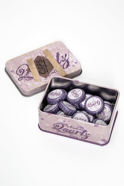 Fallout Bottle Caps Series Collectible Tin Nuka Quartz 10 cm Fallout Bottle Caps Series Collectible Tin Nuka Quartz 10 cm
