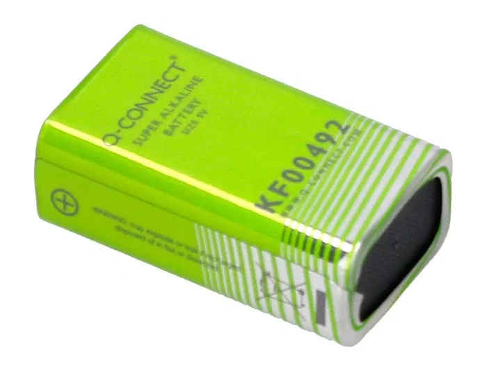 Q-connect Pila Alcalina 9V Blister con 1 Unidad