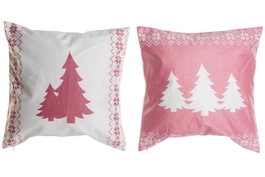 DKD Home Decor Fundas para Cojín de Algodón 45x45x1 cm, Surtido de 2 Colores