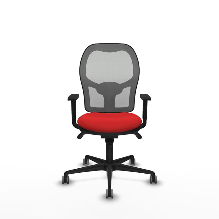 PIQUERAS Y CRESPO Silla de oficina Jorquera Rojo y Gris PIQUERAS Y CRESPO Silla de oficina Jorquera Rojo y Gris