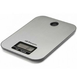 Orbegozo Báscula de Cocina Electrónica PC 1019, Plata