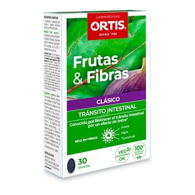 Ortis Frutas & Fibras Clásico 30 comprimidos