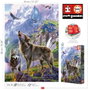 Educa Puzzle Lobos En Las Rocas 500 piezas