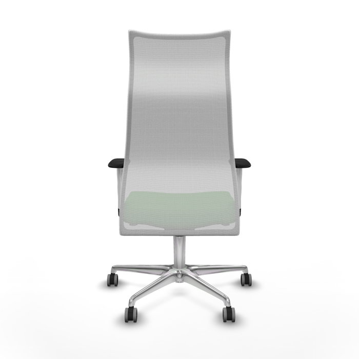 PIQUERAS Y CRESPO Sillón Albacete Verde y Blanco con Mecanismo Sincro y Base de Aluminio PIQUERAS Y CRESPO Sillón Albacete Verde y Blanco con Mecanismo Sincro y Base de Aluminio
