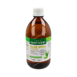 Santiveri Jugo de Aloe Vera 500ml - Para Bienestar Gastrointestinal - Procesado en Frío, Apto para Veganos