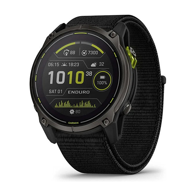 Garmin Enduro 3 Solar 51mm Carbon Gray DLC Titanium Garmin Enduro 3 Solar 51mm Carbon Gray DLC Titanium