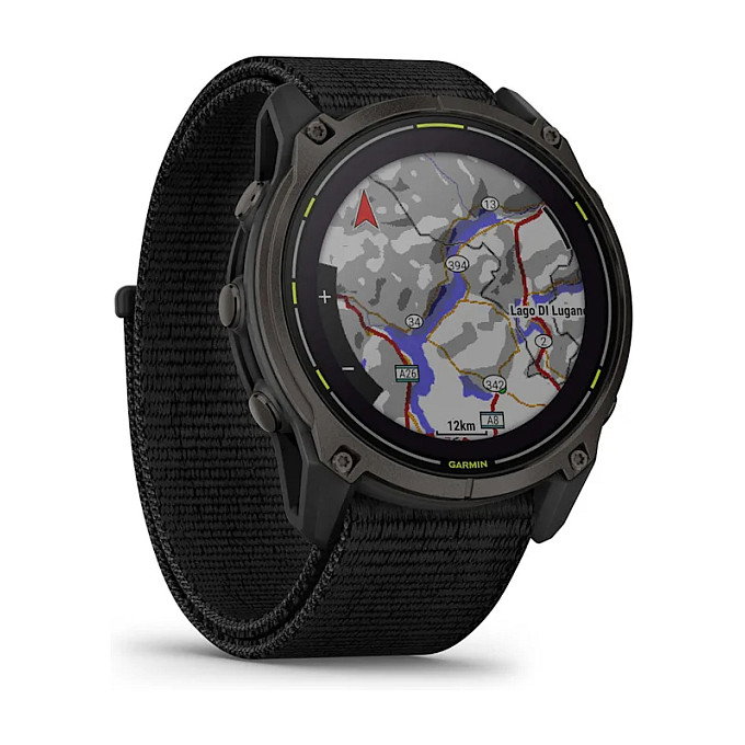 Garmin Enduro 3 Solar 51mm Carbon Gray DLC Titanium Garmin Enduro 3 Solar 51mm Carbon Gray DLC Titanium