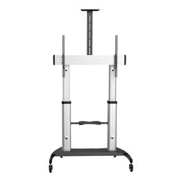 StarTech.com Soporte Móvil con Ruedas para TV/Pantalla de 60 a 100 Pulgadas, VESA hasta 1000x600 mm, Soporta 100 kg, Altura Ajustable, Carrito Profesional