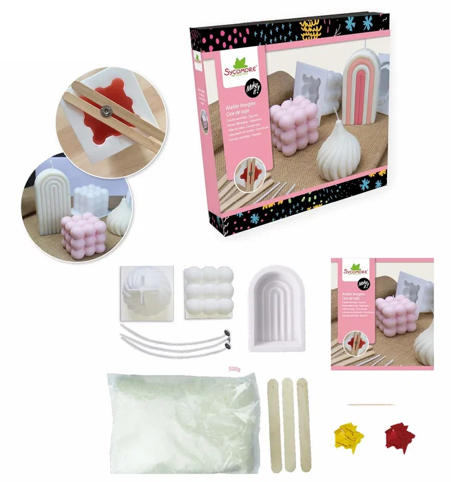 Sycomore SYC3517130012195 - Juego de 5 velas de cera de soja