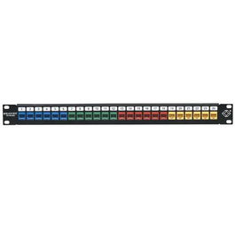 Black Box GigaStation2 Multimedia Patch Panel 24 Puertos para Jacks CAT 6, CAT5e y CAT3