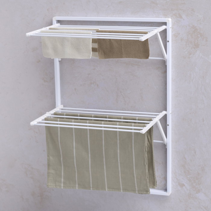 Day Tendedero Blanco para Pared con 7 Metros de Secado Fácil Montaje