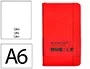 Antartik Cuaderno A6 Tapa Dura Hojas Lisas Rojo 100 Hojas 80 Gr Fsc