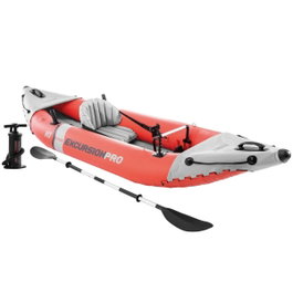Intex Kayak Excursion Pro con remo de aluminio y bomba