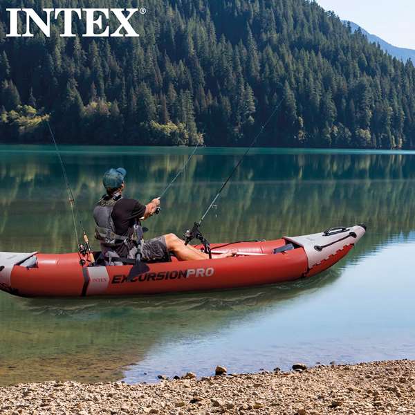 Intex Kayak Excursion Pro 305x91x46 cm PVC Remo Incluido Aluminio Bomba Intex Kayak Excursion Pro 305x91x46 cm PVC Remo Incluido Aluminio Bomba