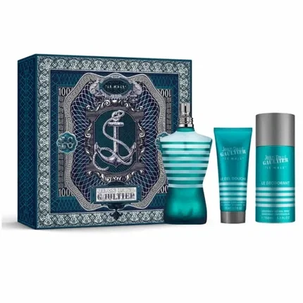 Jean Paul Gaultier Le Male Gift Set 125ml EDT + 75ml Shower Gel + 150ml Desodorante Vaporizador Jean Paul Gaultier Le Male Gift Set 125ml EDT + 75ml Shower Gel + 150ml Desodorante Vaporizador