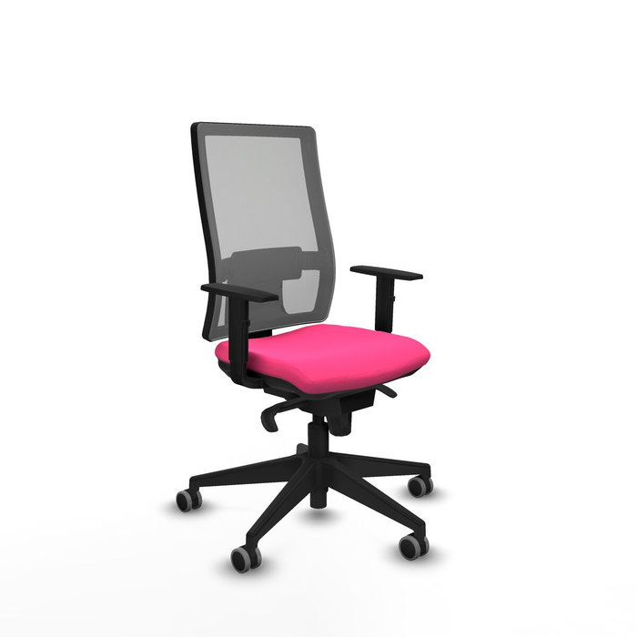 PIQUERAS Y CRESPO Silla de oficina Horna Rosa con mecanismo Sincro PIQUERAS Y CRESPO Silla de oficina Horna Rosa con mecanismo Sincro