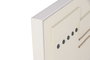 DKD Home Decor Set de 2 Cuadros Lienzo MDF 62x4,5x92 Moderno 3D Blanco