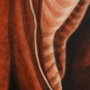 Ixia Cuadro de Pintura Marrón sobre Lienzo 100 x 4 x 150 cm