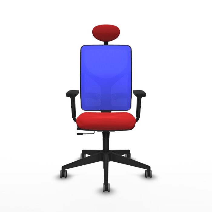 PIQUERAS Y CRESPO Silla de oficina Motilla con mecanismo Sincro/Traslack, Rojo y Azul PIQUERAS Y CRESPO Silla de oficina Motilla con mecanismo Sincro/Traslack, Rojo y Azul