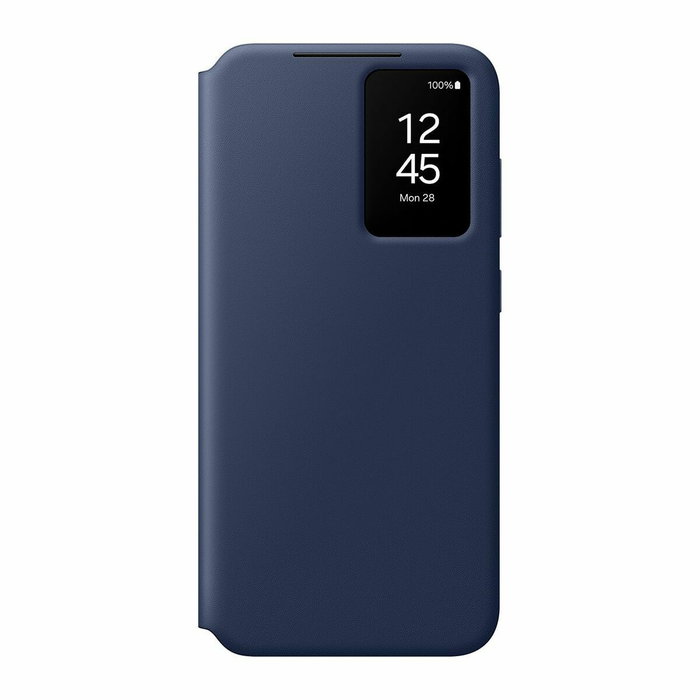 Samsung Funda Smart View para Galaxy S24 FE con tarjetero, azul