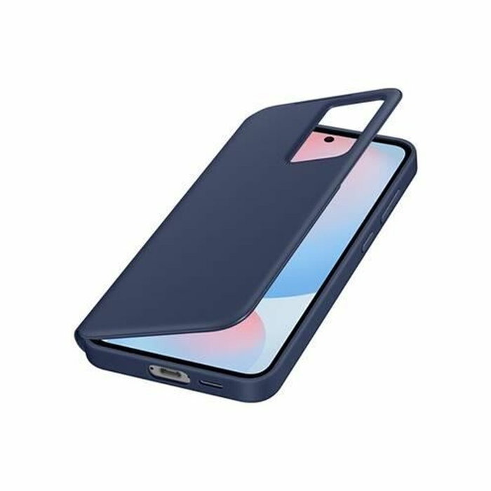 Samsung Funda Smart View para Galaxy S24 FE con tarjetero, azul
